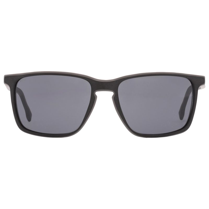 Hugo [보스] Grey Rectangular Mens Sunglasses [보스] 1556/O/S 0O6W/IR 57