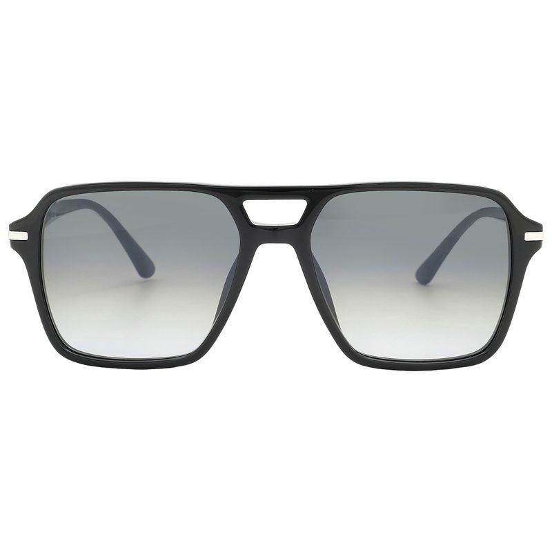 Grey Gradient Navigator Mens Sunglasses PR 20YS 1AB06T 55