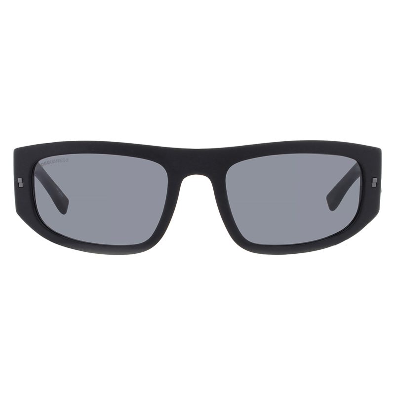 Grey Rectangular Mens Sunglasses ICON 0016/S 0003/IR 57