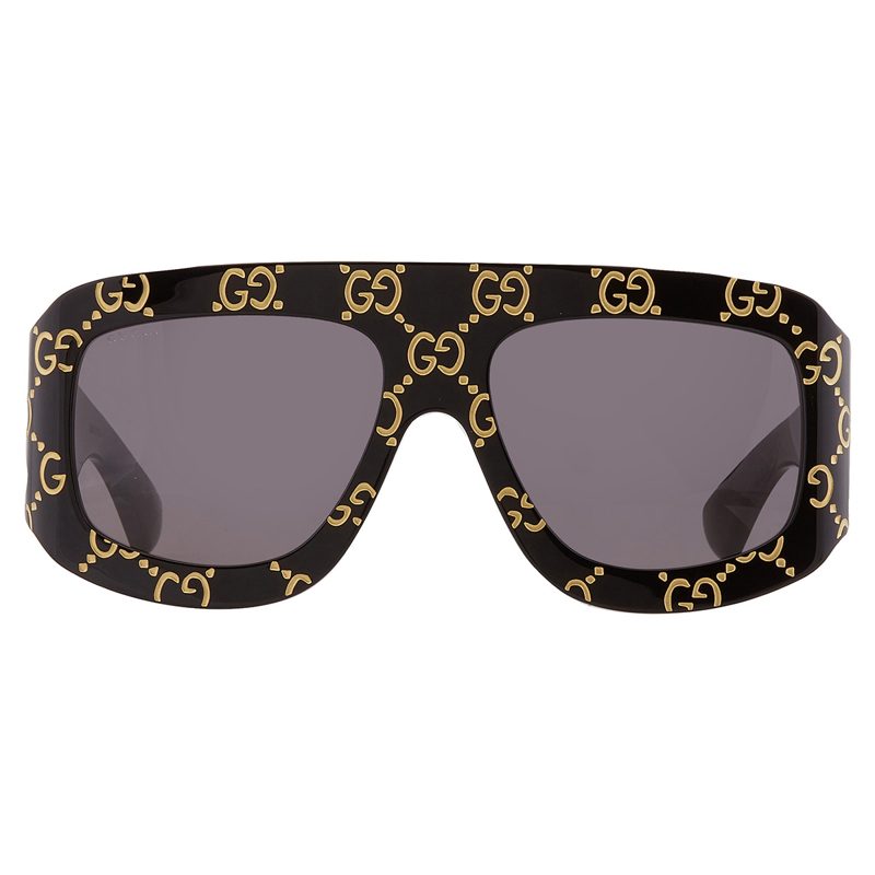 Grey Square Mens Sunglasses GG0983S 004 59_Black