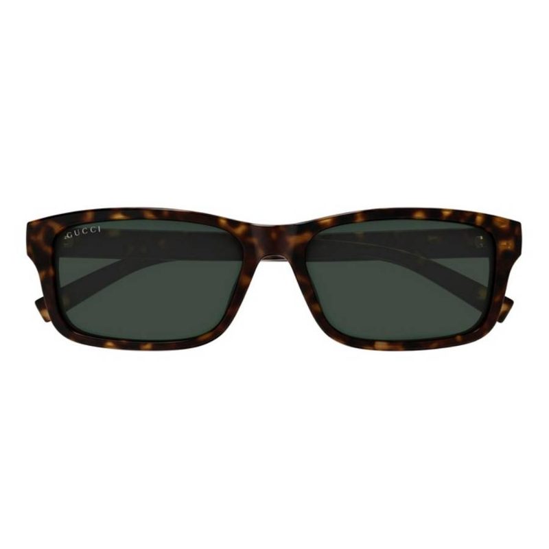 Green Rectangular Mens Sunglasses GG1986SA 002 57