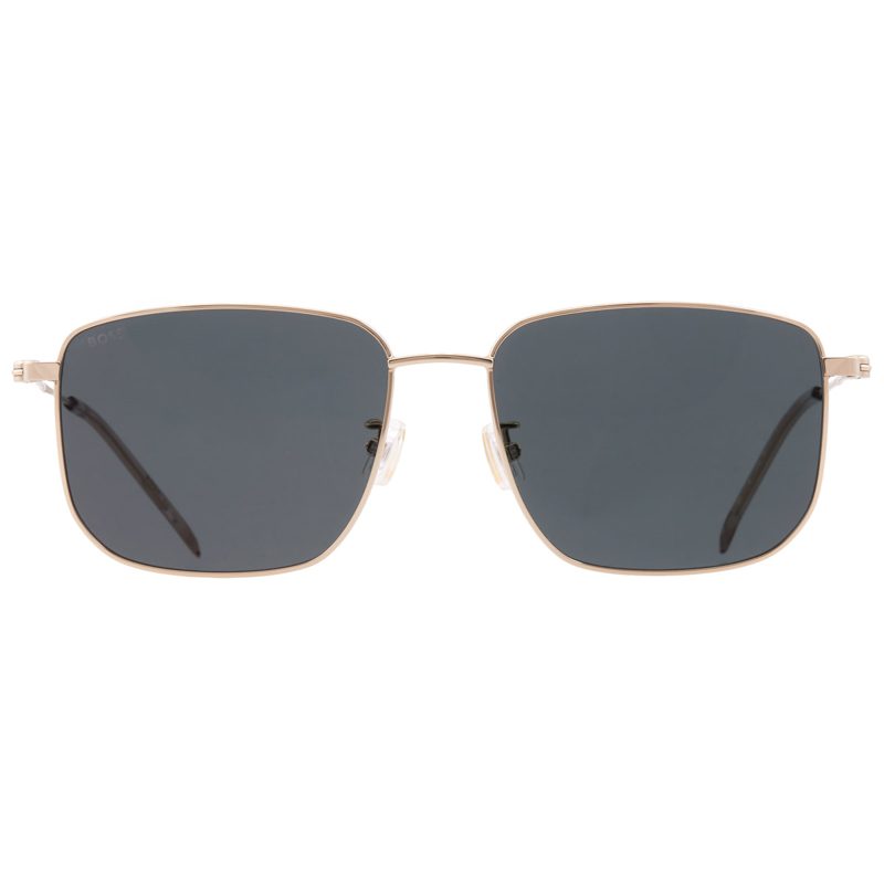 Hugo [보스] Green Mirror Square Mens Sunglasses [보스] 1619/F/S 0J5G/MT 58_Gold