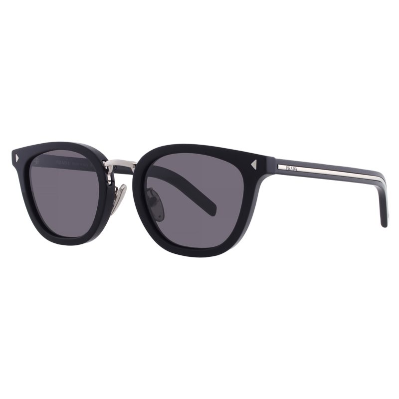 Dark Grey Square Mens Sunglasses PR C01SD 16K731 52