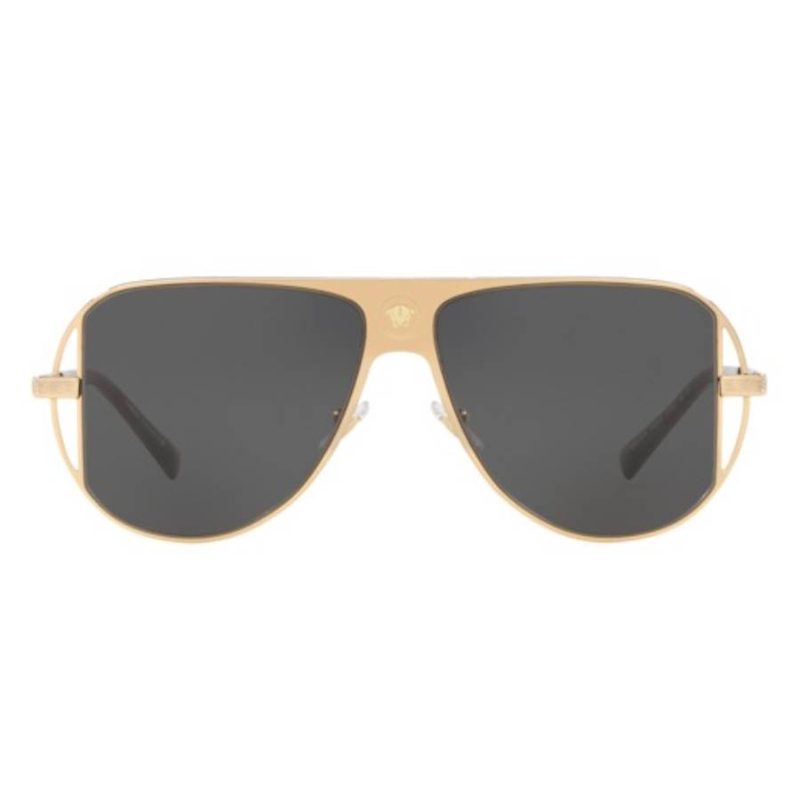 Dark Grey Pilot Mens Sunglasses VE2212 100287 57