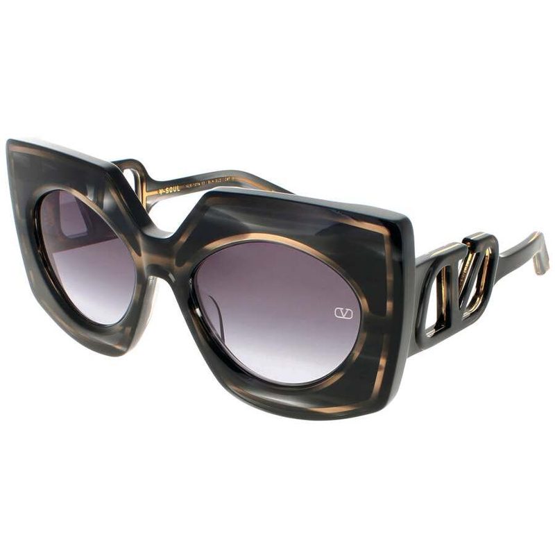 Garavani Grey Gradient Irregular Sunglasses VLS-127 A 53