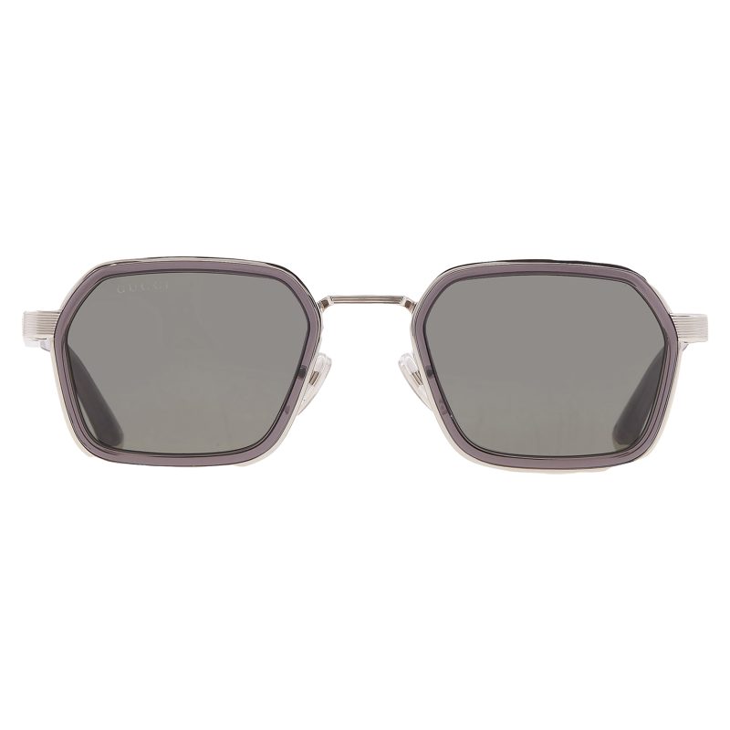 Grey Geometric Mens Sunglasses GG2074S 001 51
