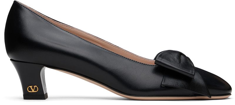 Garavani Black Bowow Heels 251807F122007