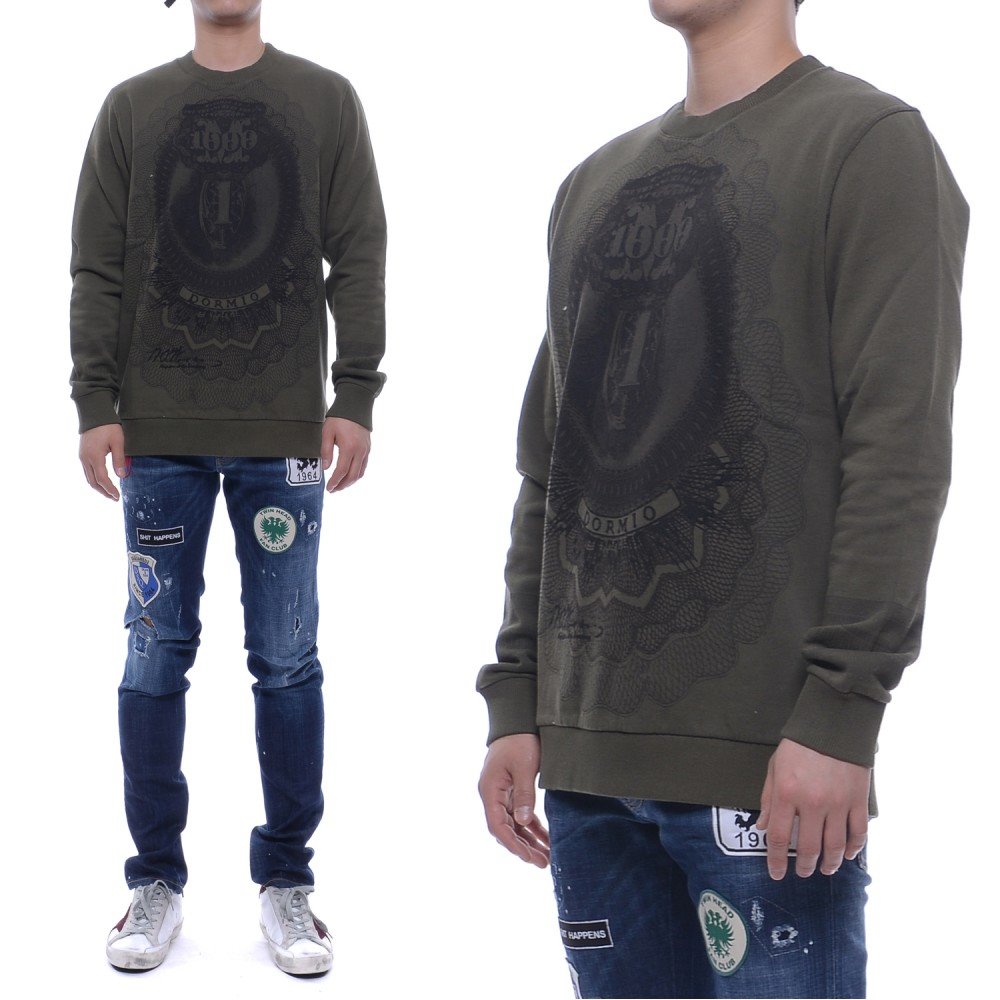 17SS 남성 달러 프린팅 CUBAN FIT 맨투맨 티셔츠 (17J7301653_305_17S)