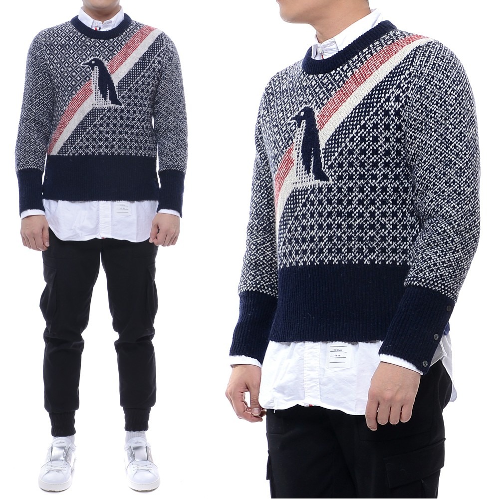 17FW 남성 펭귄 스웨터 (MKA108A_00278_415_17F)