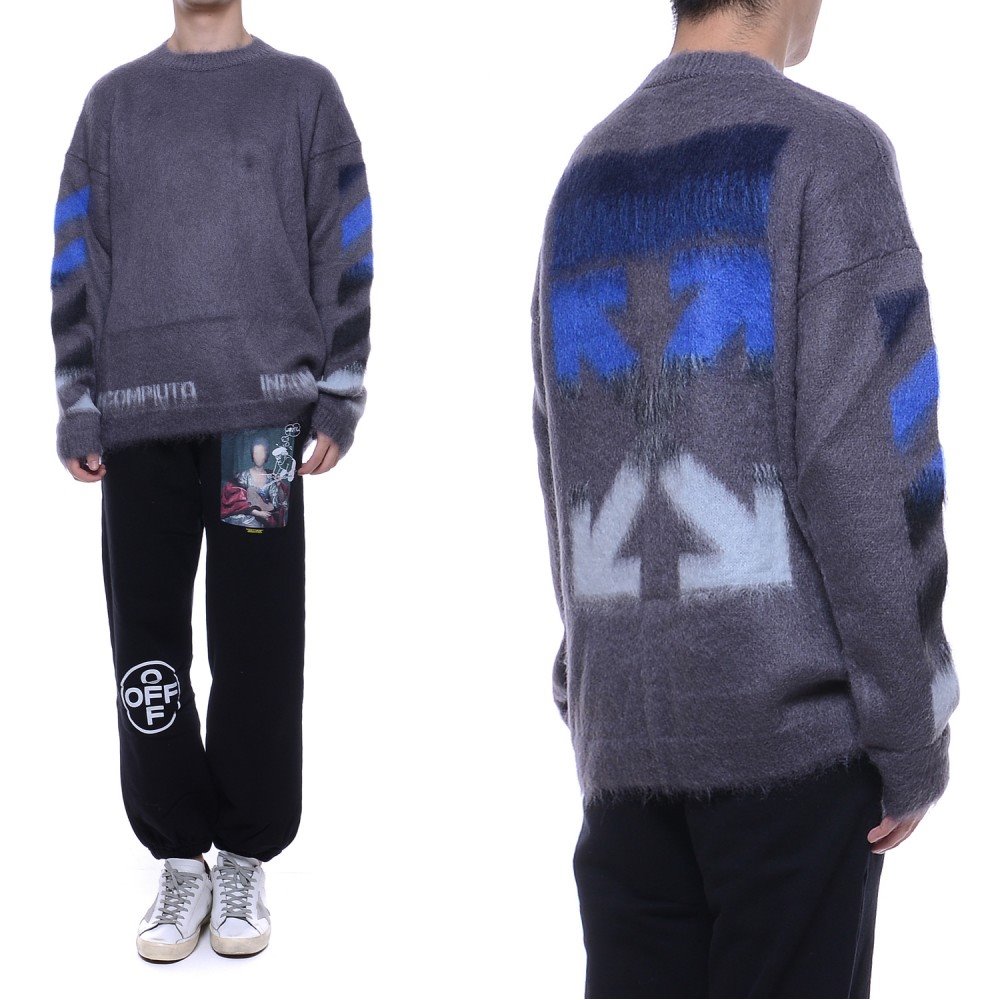 19FW 남성 디아고날 모헤어 니트 (OMHA036E19B02024_0788_19F)