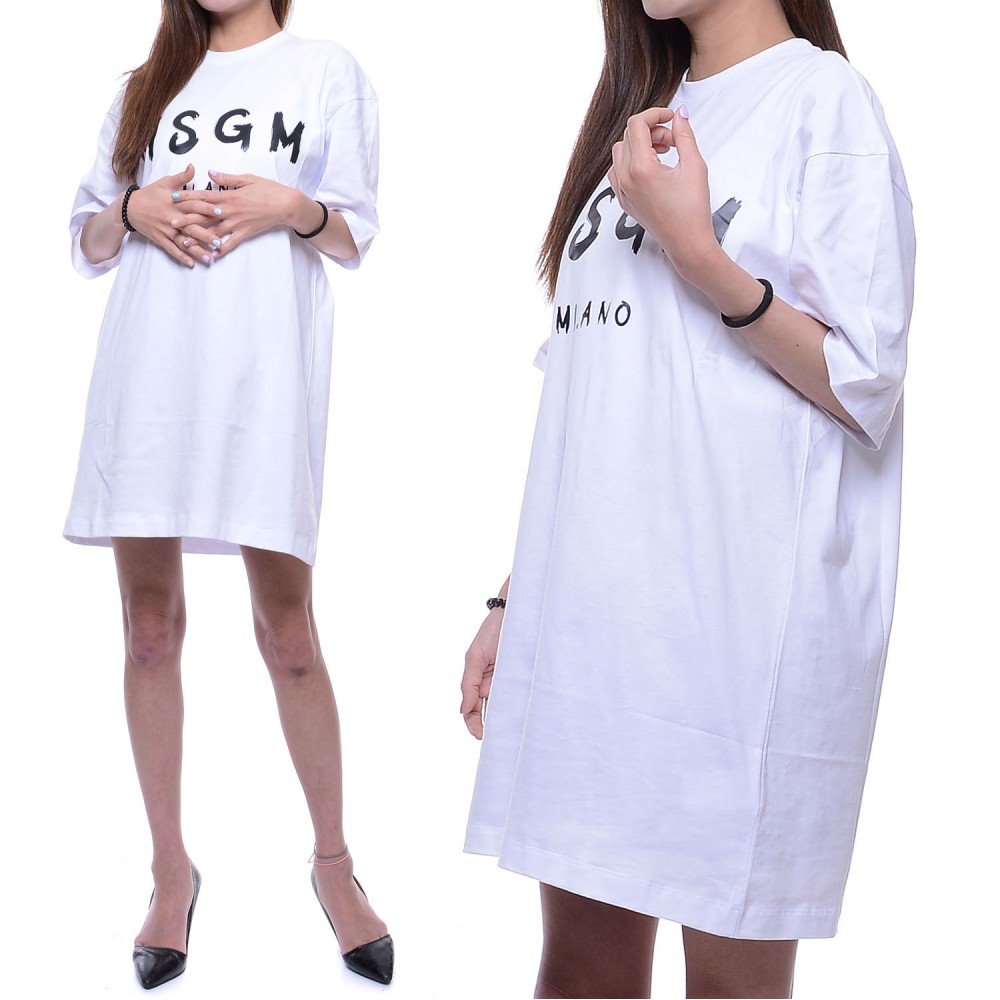 20SS 여성 MSGM 로고 원피스 (2841MDA68_207298_01_20S)