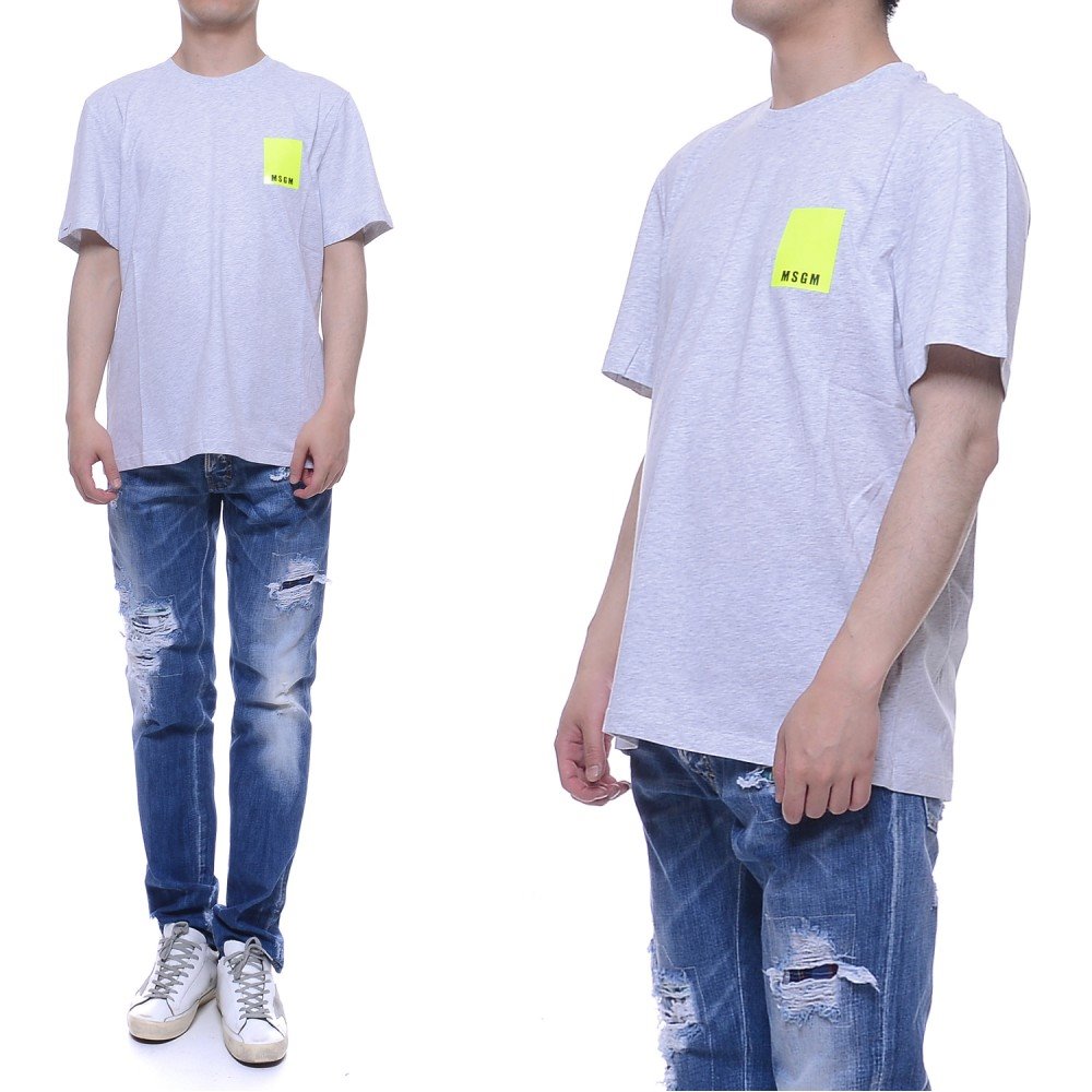 20SS 남성 네온 반팔티 (2840MM233_207096_94_20S)