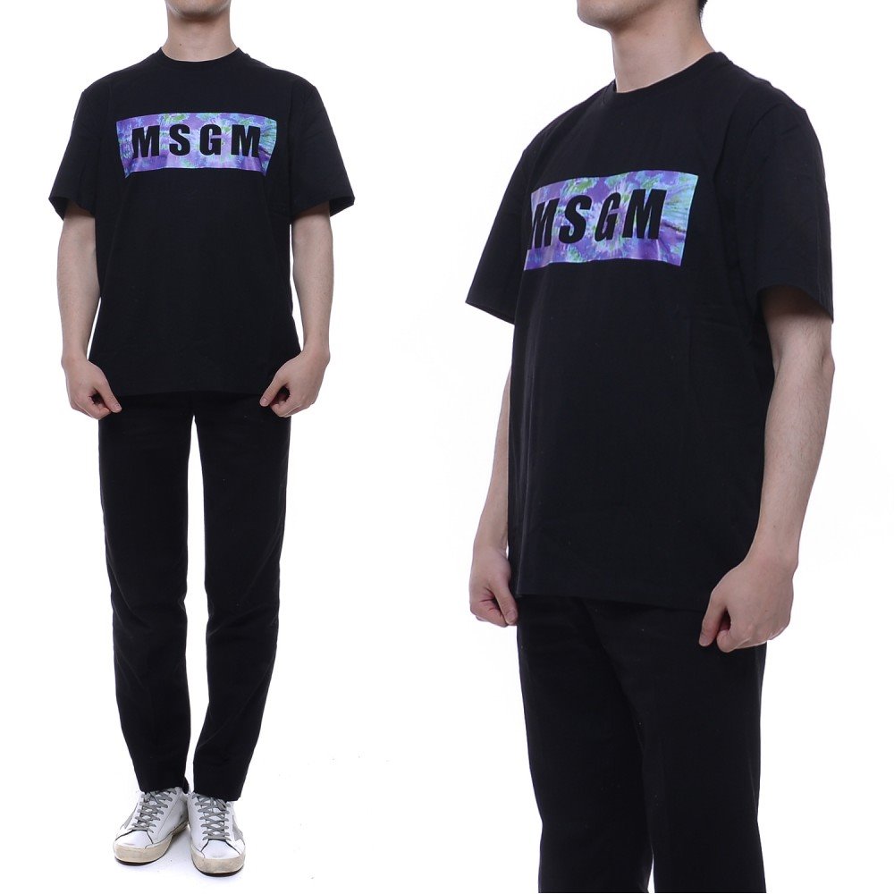 20SS 남성 멀티 스퀘어 로고 반팔티 (2840MM234_207098_99_20S)