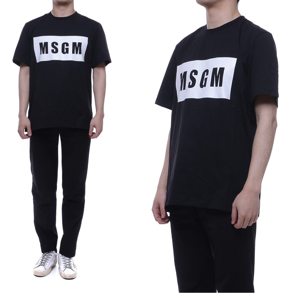 20SS 남성 박스 로고 반팔티 (2840MM67_207098_99_20S)