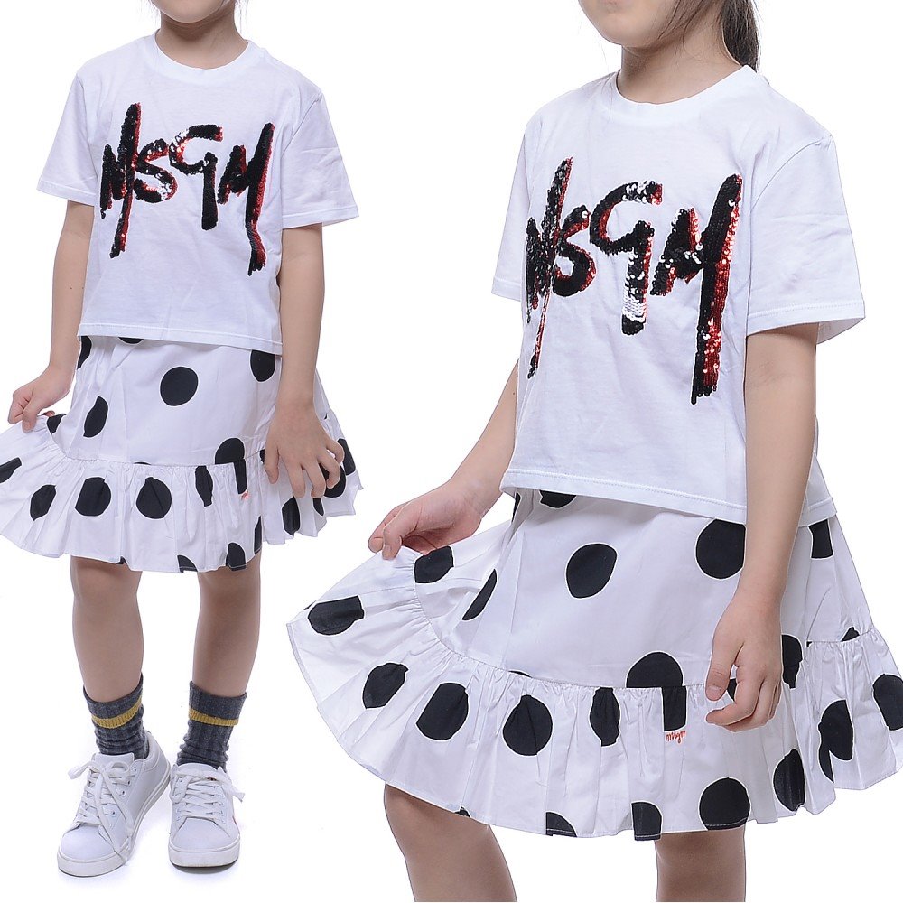 20SS MSGM 스팽글 반팔 티셔츠 (022068_001_20S)