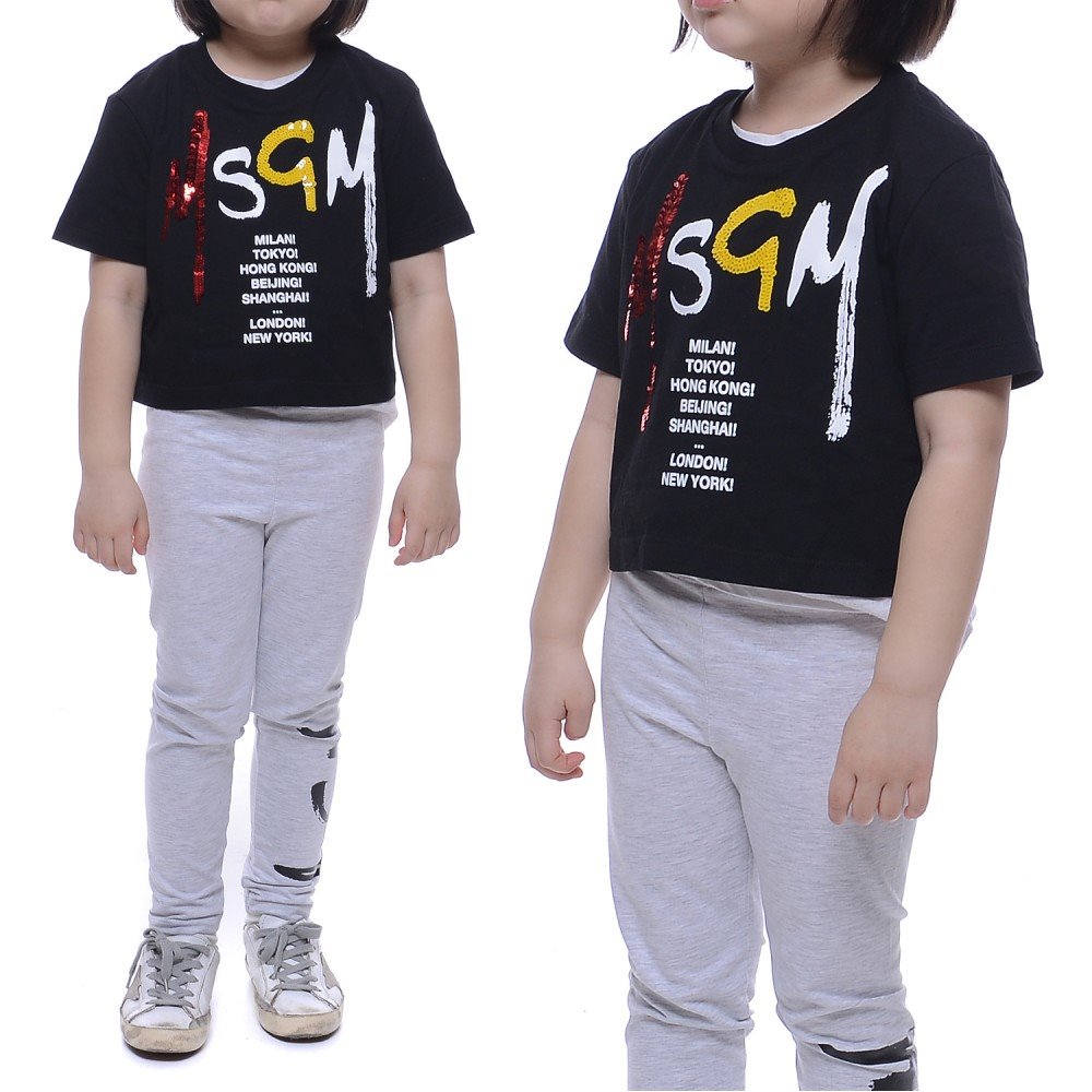 20SS MSGM 로고 프린트 반팔 티셔츠 (022058_110_20S)