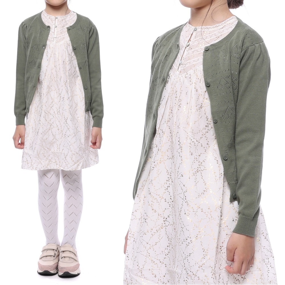 21SS Cherry Perforated Cardigan (S01GCAKN1901_046C_21S)
