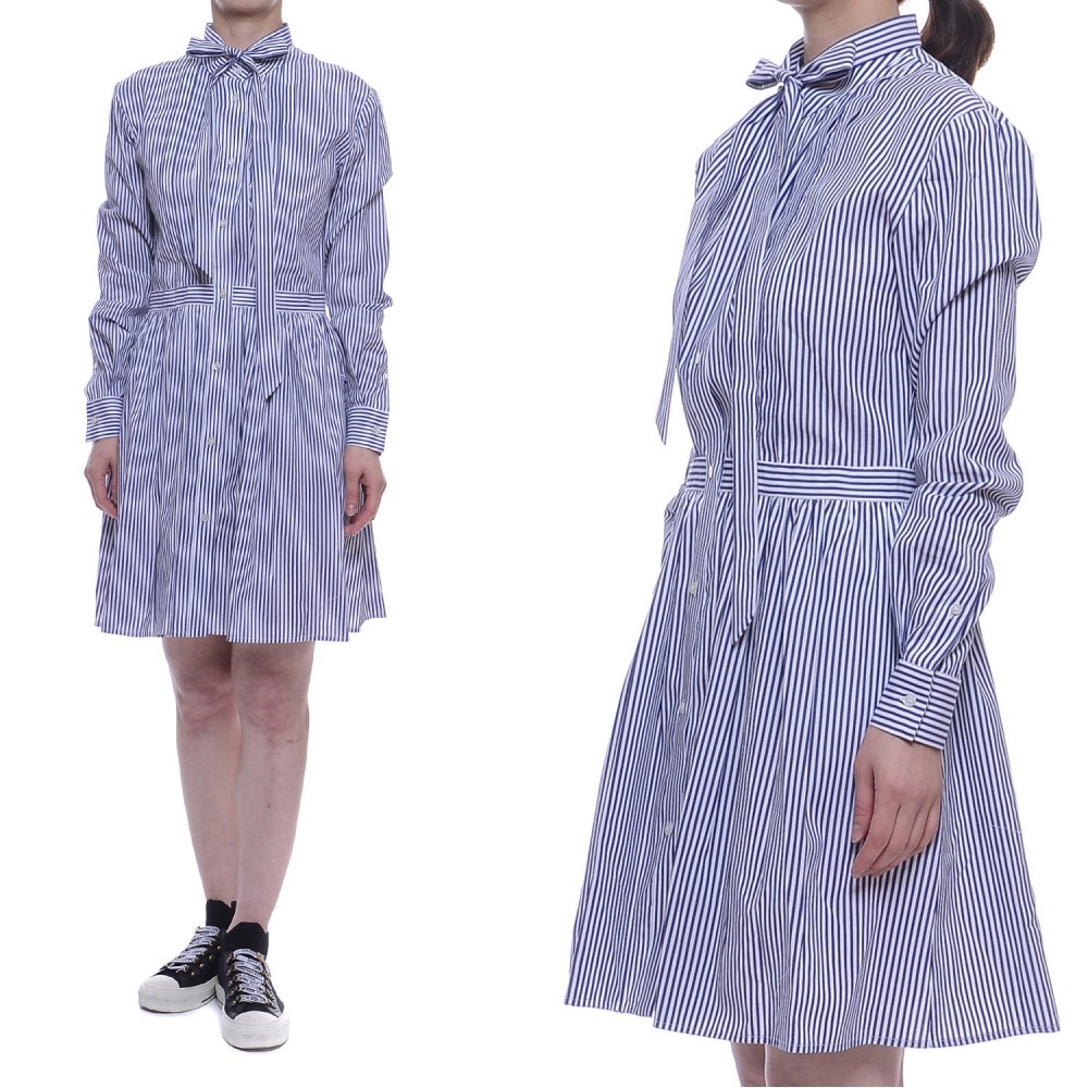 20FW Women's Stripe Dress (2941MDA13A_207674_89_20F)