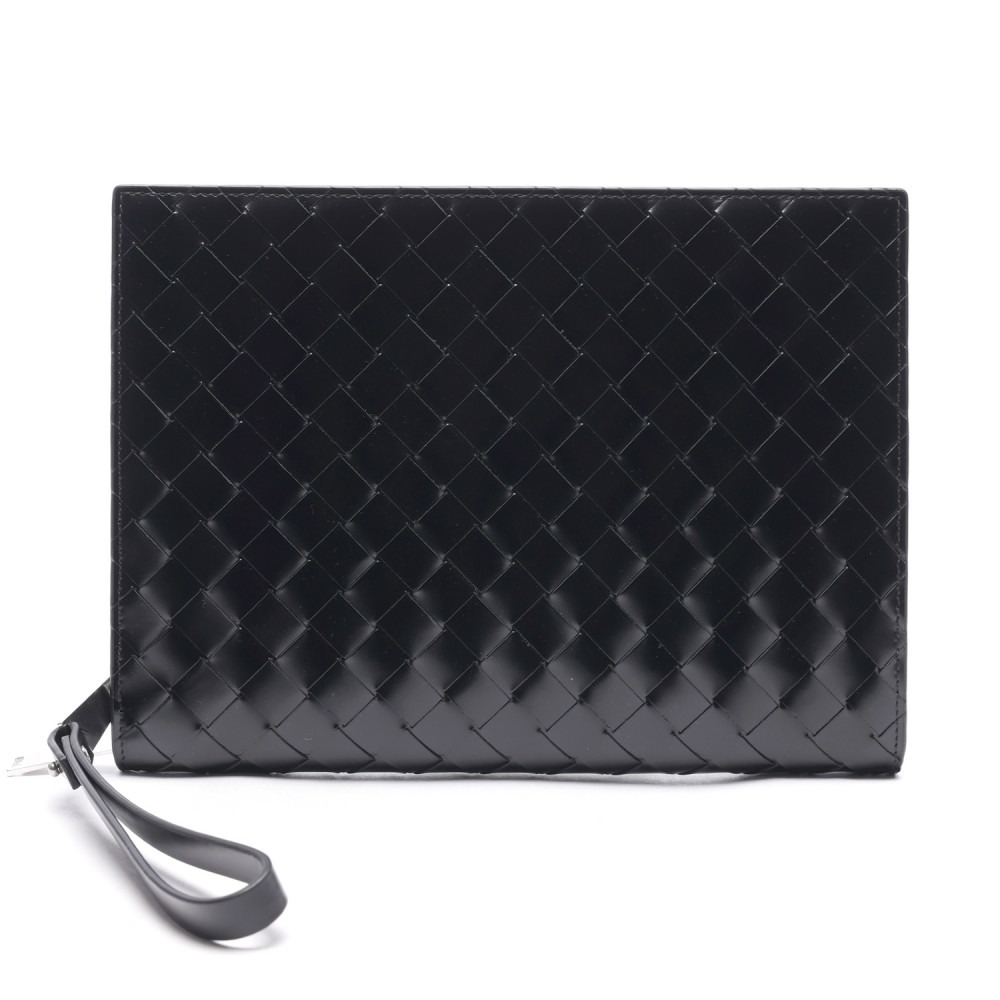 22SS Women's Intrecciato Brushed Clutch Bag (592855_VMBI0_1000_22S)