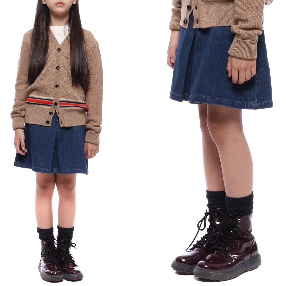 22FW 데님 스커트 (694540_XDBZX_4447_22F)