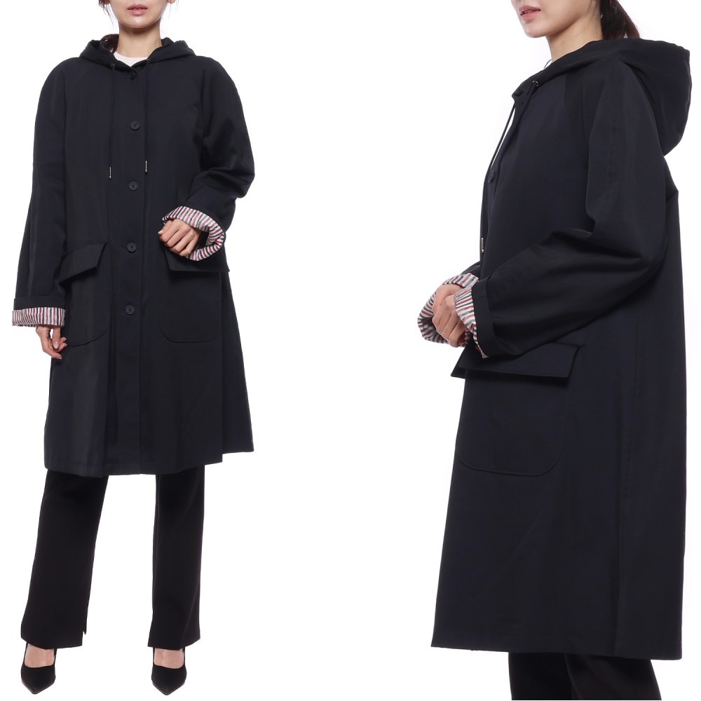 23SS 여성 나일론 후드 코트 (FOC770A F0185 415 23S)