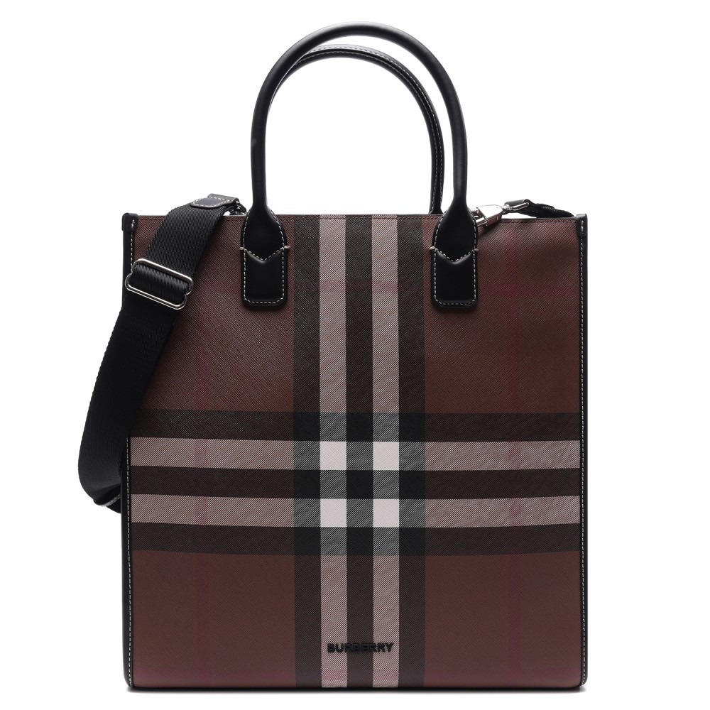 23FW 남성 데니 슬림 버티컬 토트숄더백 (8064445 DARK BIRCH BROWN 23F)