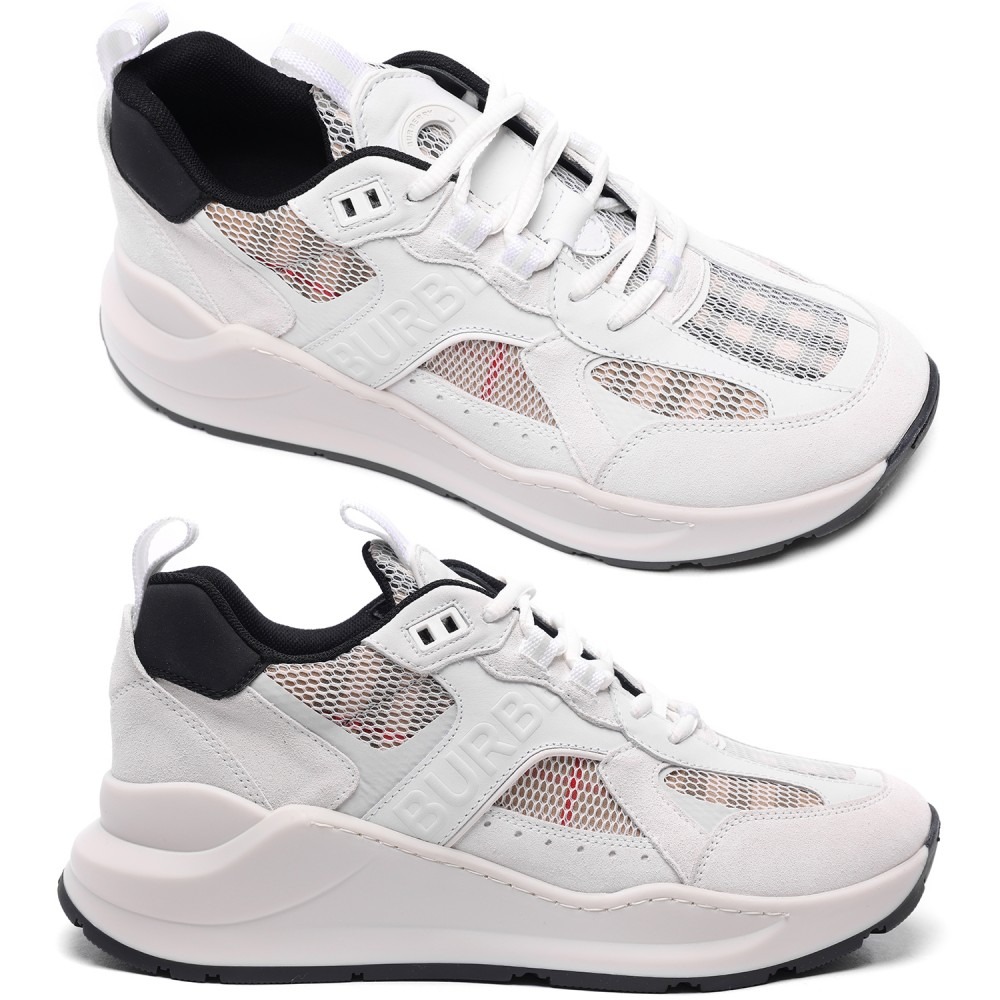 23FW 여성 메쉬 스웨이드 체크 스니커즈 (8063470 ARCHIVE BEIGE WHITE 23F)