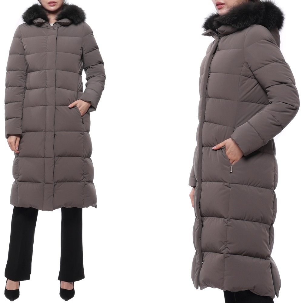 23FW 여성 ZAGARA KN 롱패딩 (ZAGARA KN DEEP TAUPE 23F)