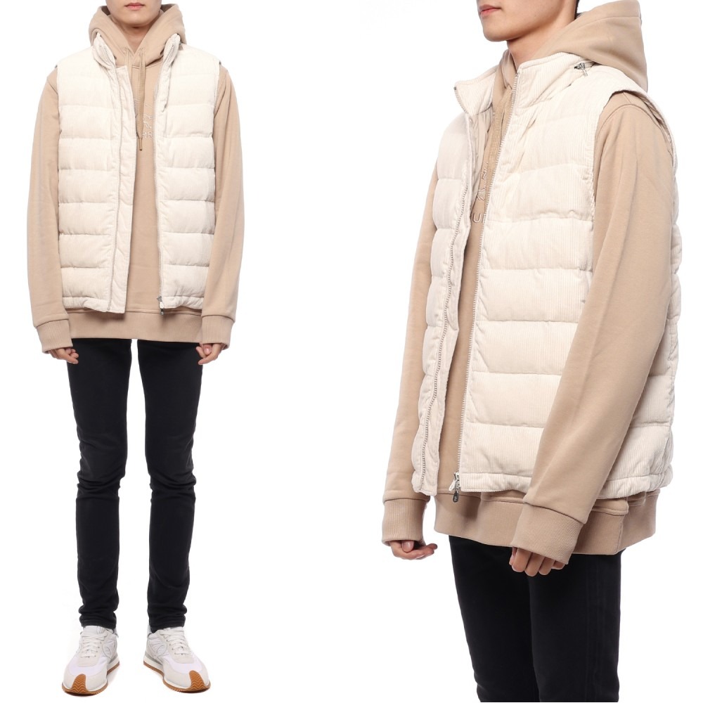 23FW 남성 소프트 코듀로이 패딩 조끼 (ML4631714 CNP50 23F)