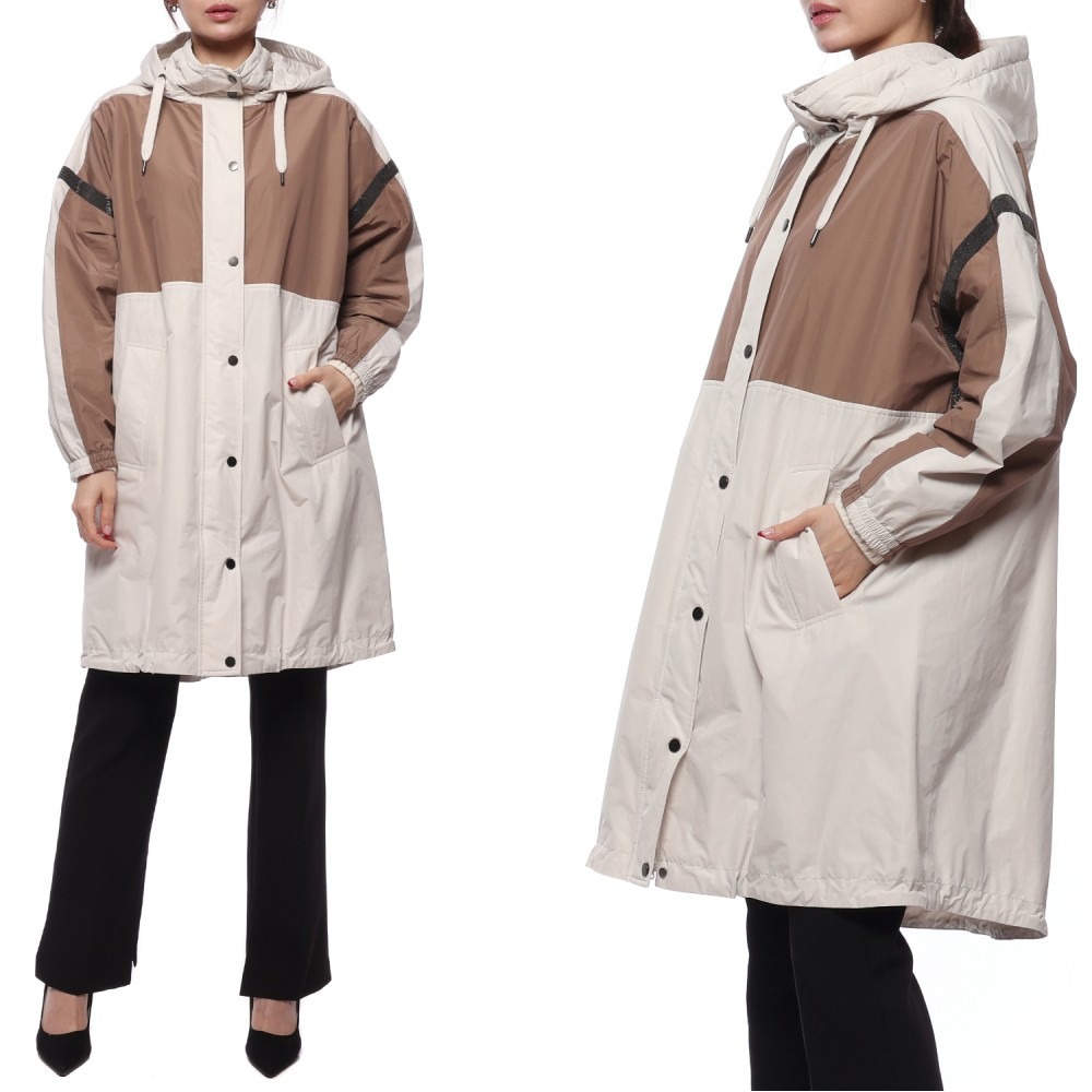 22FW 여성 모닐리 후드 롱재킷 (AMB5749558P CQ756 22F)