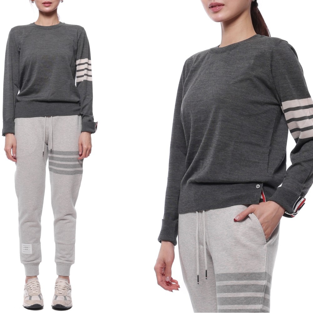 24SS Women's Diagonal Stripe Wool Knit (FKA280A Y1014 035 24S)