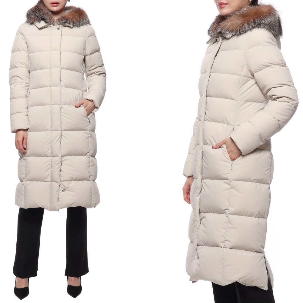 23FW 여성 ZAGARA KN 롱패딩 (ZAGARA KN IVORY 23F)