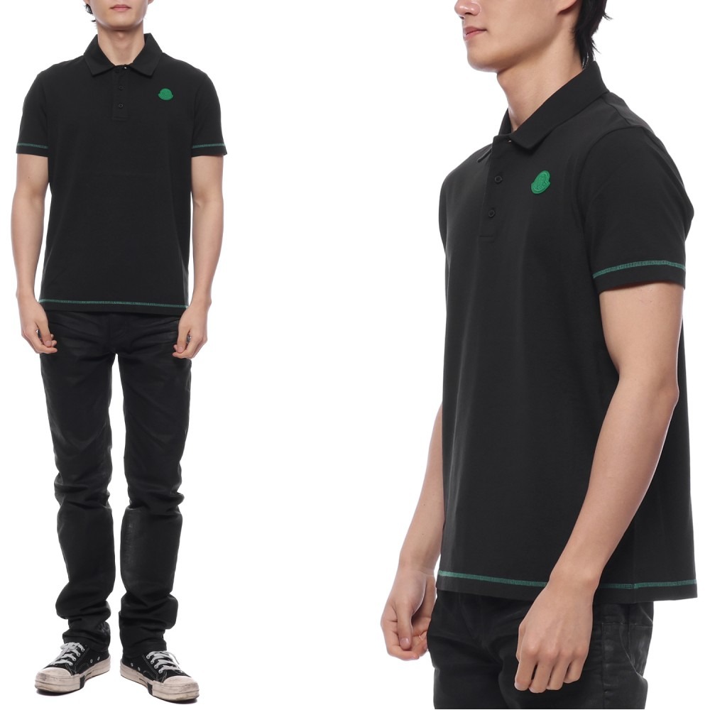 24SS 남성 로고 패치 폴로 반팔티셔츠 (8A00005 8390T 998 24S)