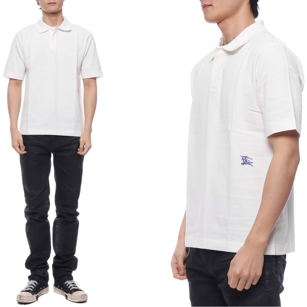 24SS 남성 자수 로고 폴로 반팔티셔츠 (8083329 RAIN 24S)