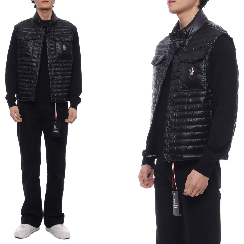 24SS 남성 OLLON 다운 패딩 조끼 (OLLON 1A00014 539YL 999 24S)