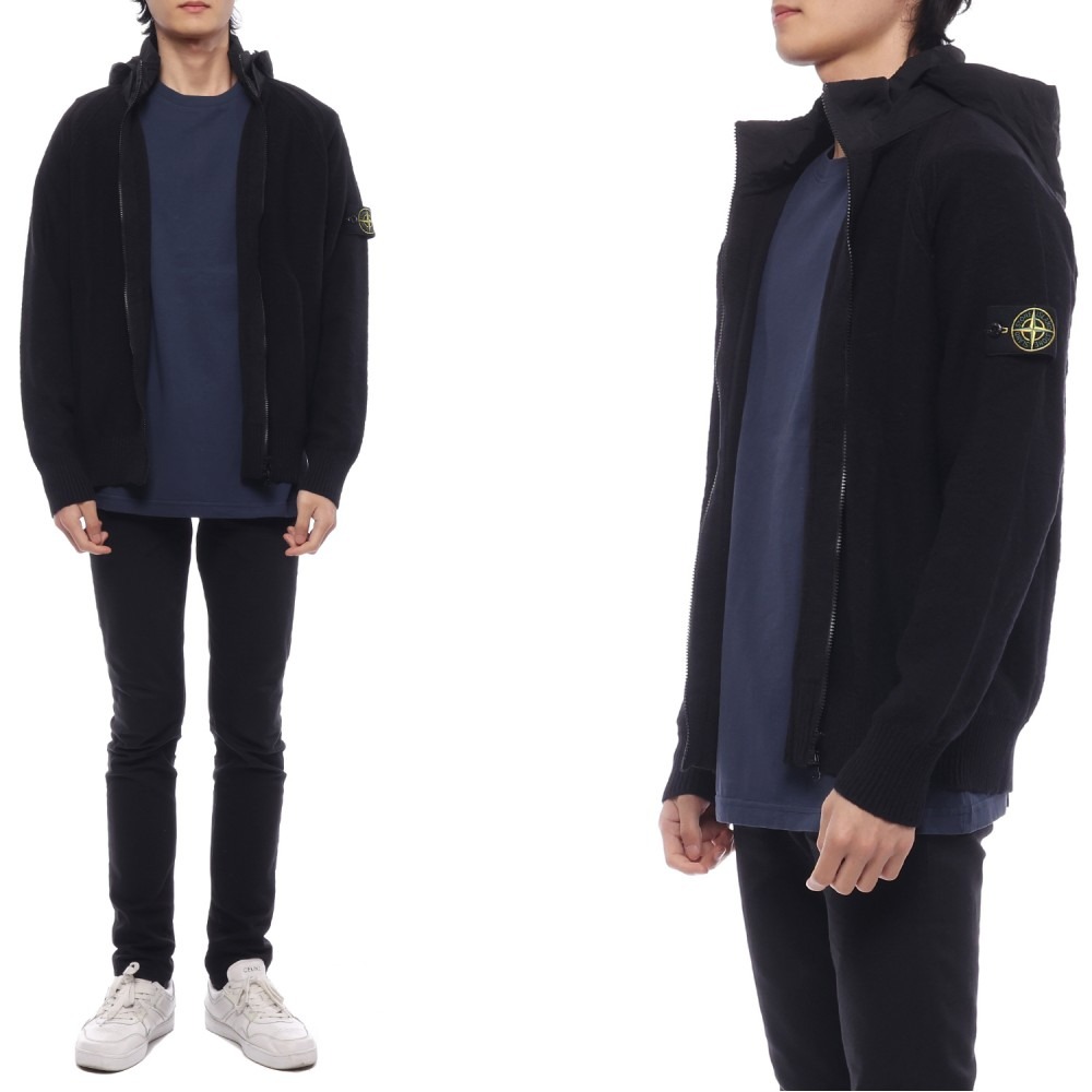 24SS 남성 와펜 패치 집업 니트 (8015503B0 V0029 24S)