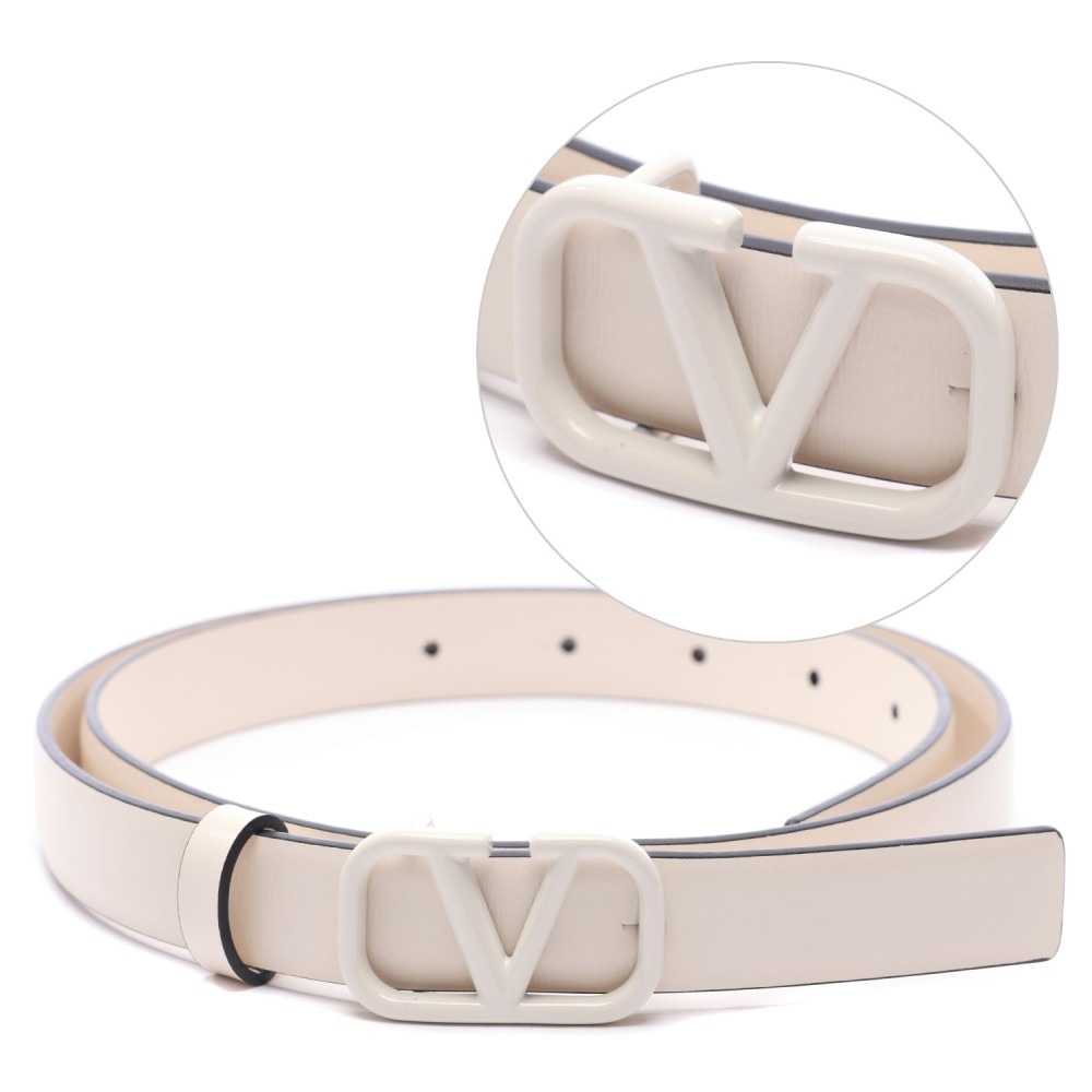24SS Women's V Logo Signature Belt (4W2T0X47 TJE I16 24S)