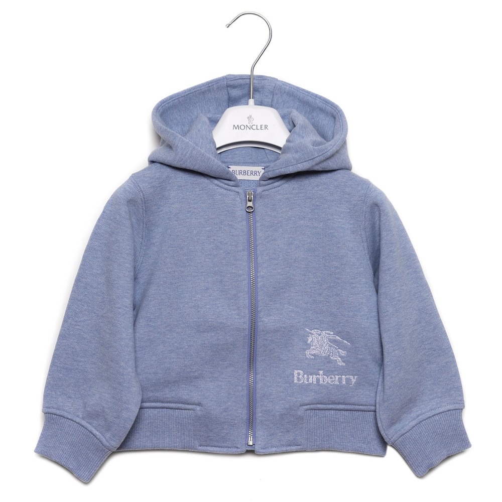 24SS EKD 자수 후드집업 (8078284 LIGHT BLUE MELANGE 24S)