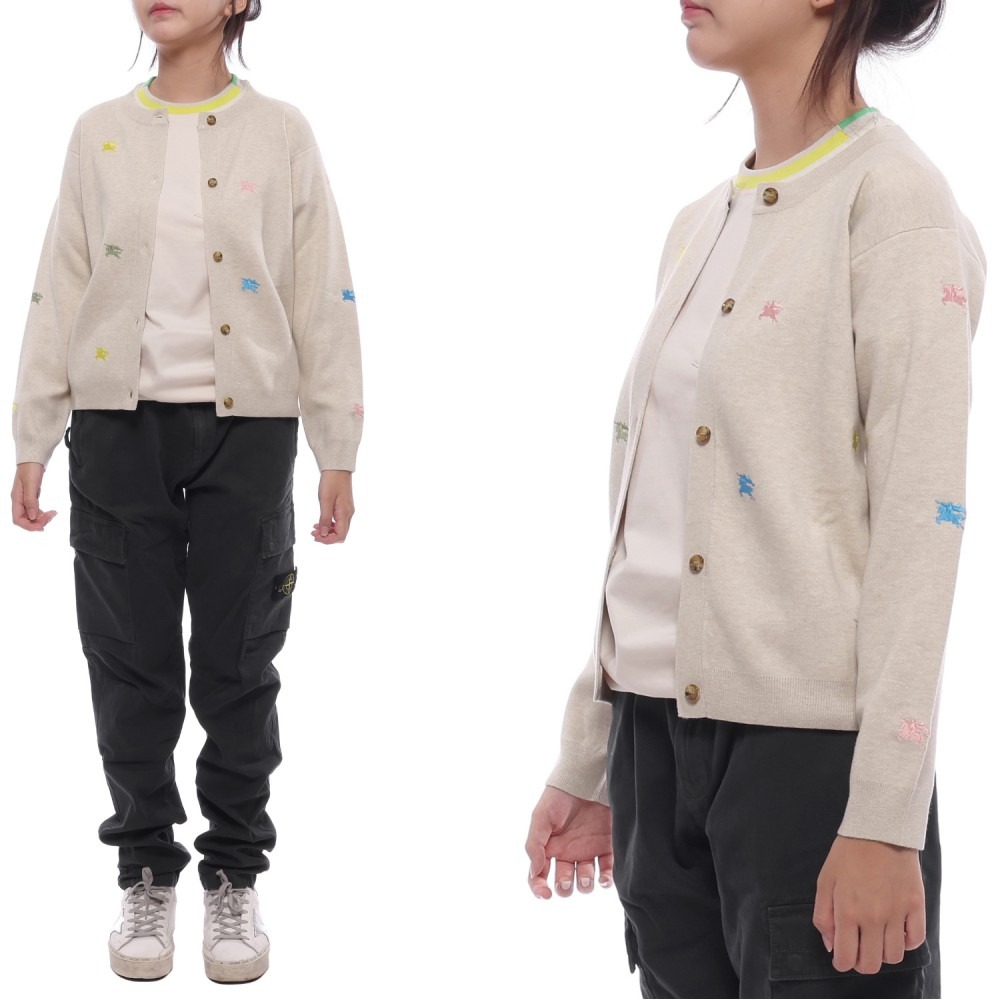 24SS EKD 자수 가디건 (8081949 WHEAT 24S)