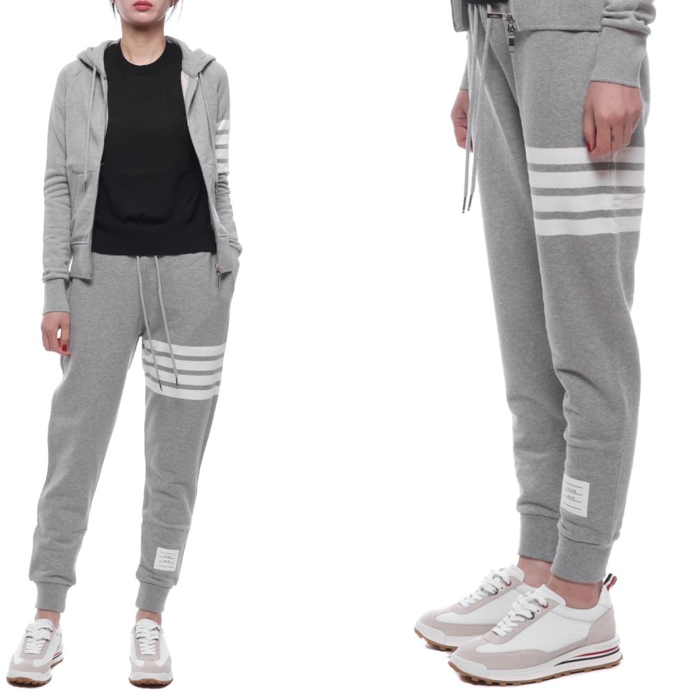 24FW 여성 사선 스트라이프 조거 팬츠 (FJQ001A 00535 055 24F)