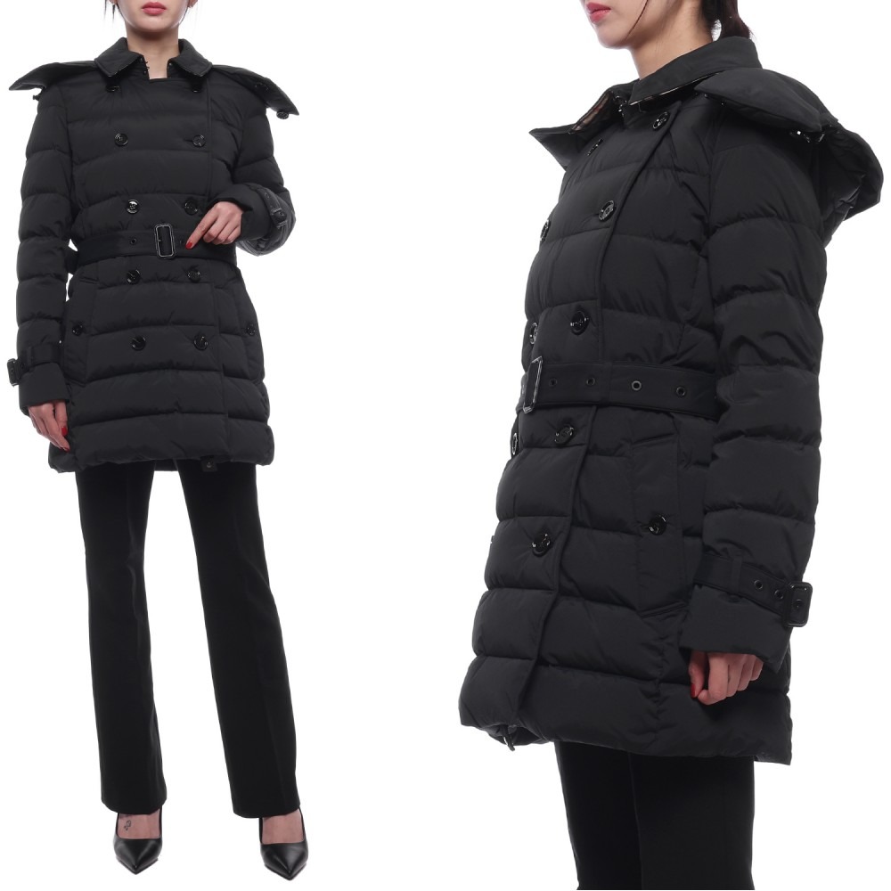 24FW 여성 애쉬윅 후드 패딩 (8096366 BLACK 24F)