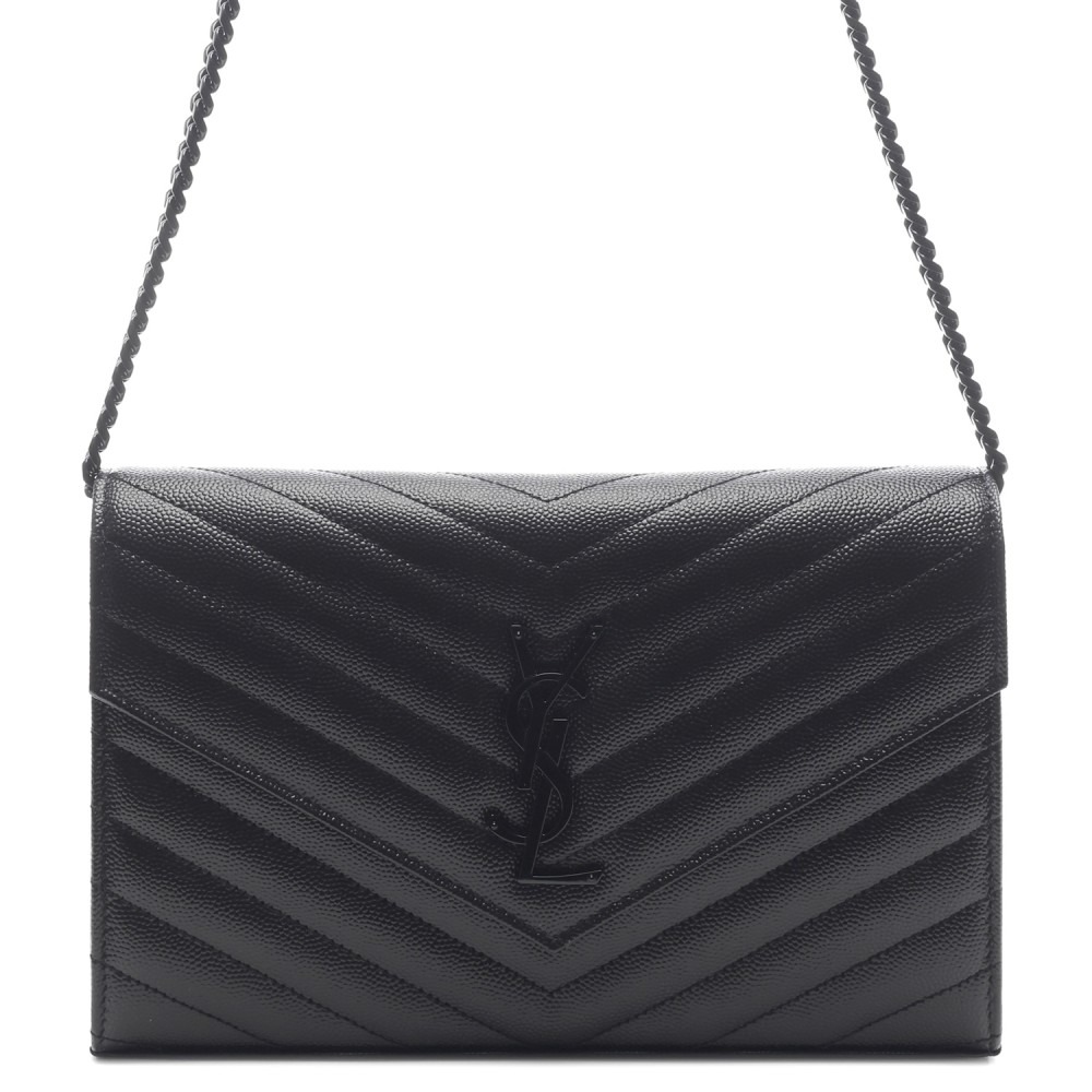 24FW Women's Monogram Matelassé Chain Shoulder Bag (377828 BOW08 1000 24F)