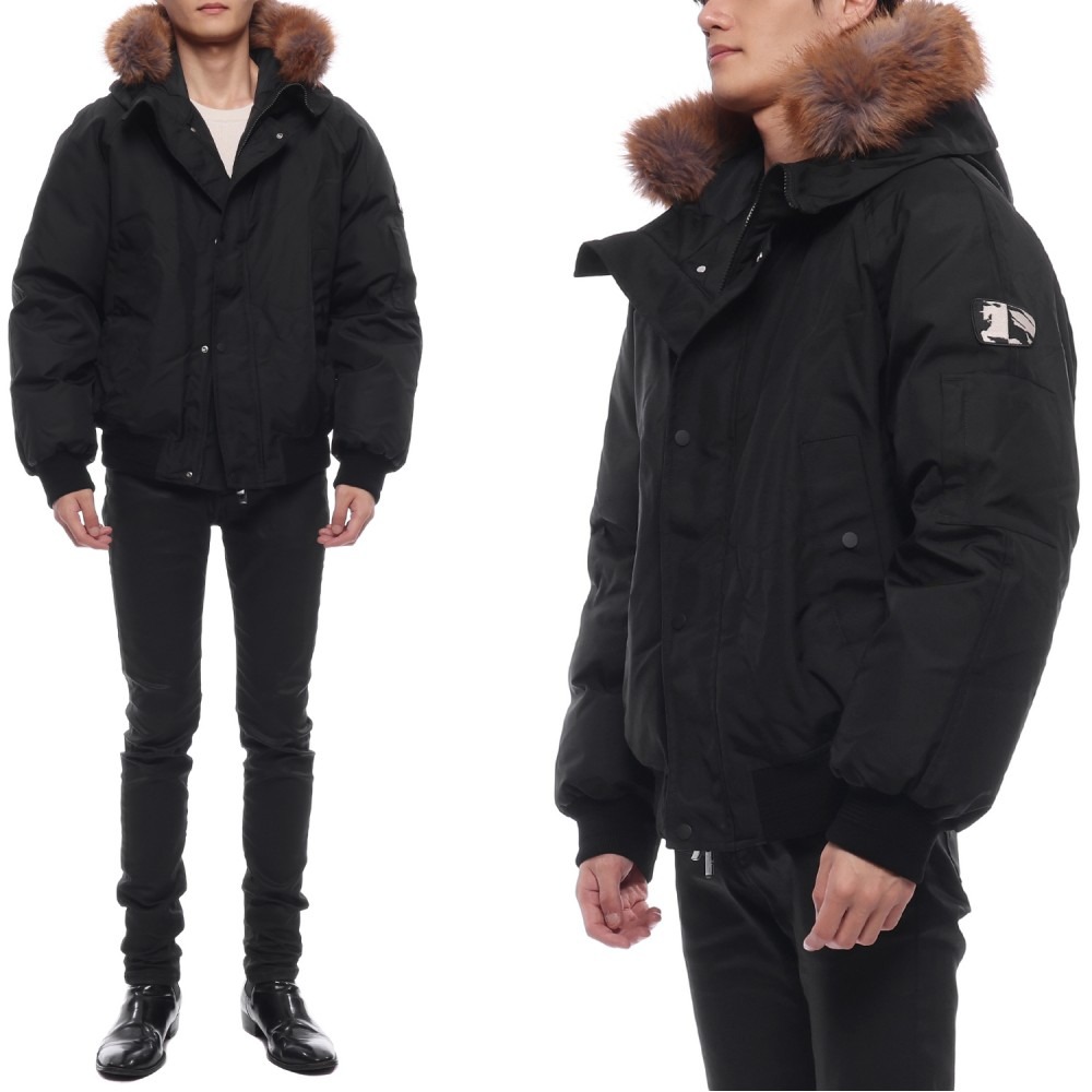 24FW 남성 EKD 패치 봄버 점퍼 (8091565 BLACK 24F)