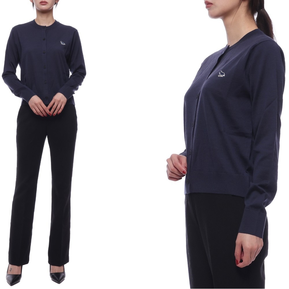 24FW 여성 베이비 폭스 패치 가디건 (MW00507KT1036 P492 24F)