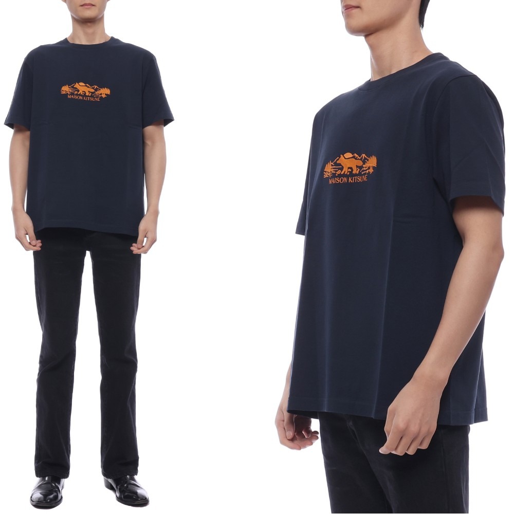 24FW Men's Outdoor Profile Fox Short Sleeve T-Shirt (NM00112KJ0118 P480 24F)