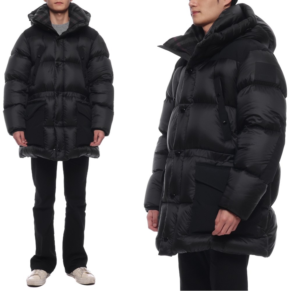 24FW 남성 린포드 다운 롱패딩 (8096384 BLACK 24F)