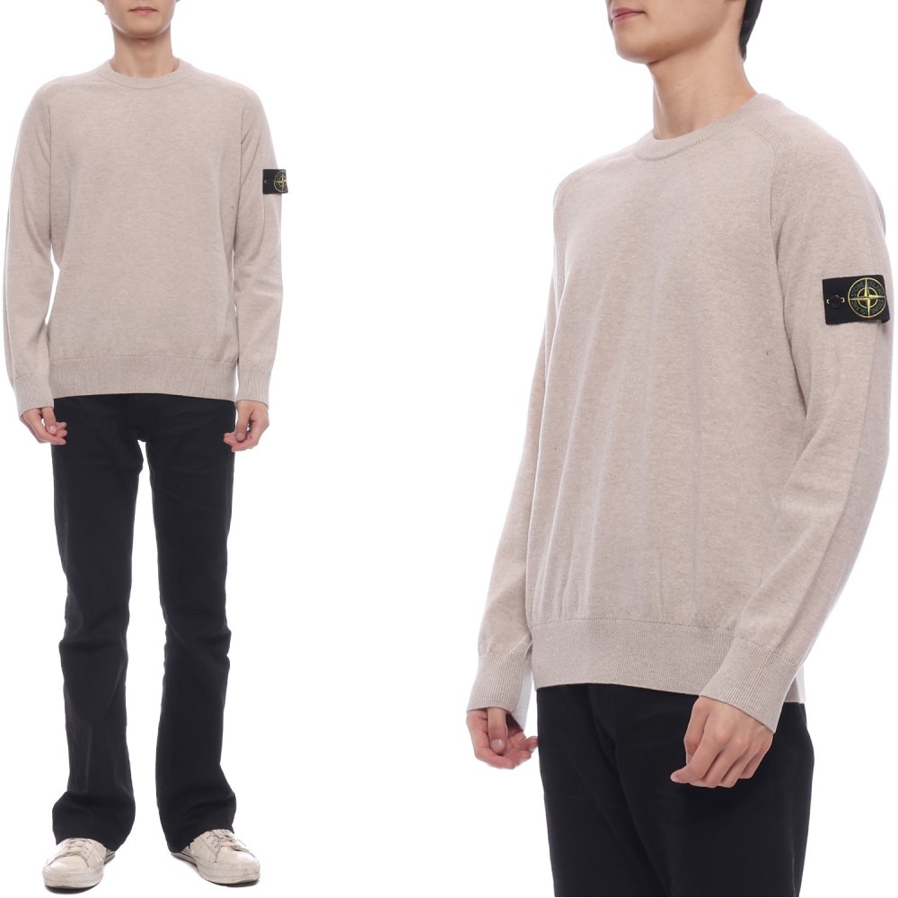 24FW 남성 와펜 패치 울 니트 (8115545B4 V0M97 24F)