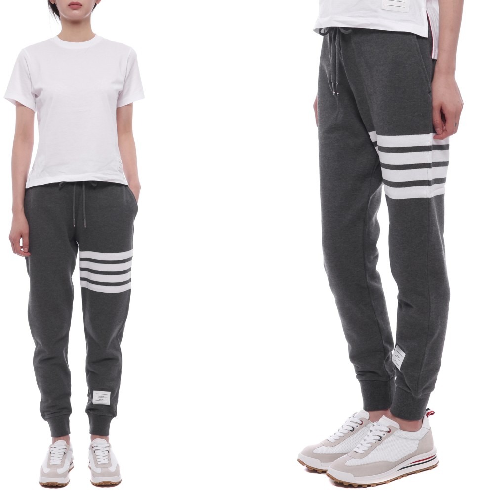24FW 여성 사선 스트라이프 조거 팬츠 (FJQ001A 00535 025 24F)