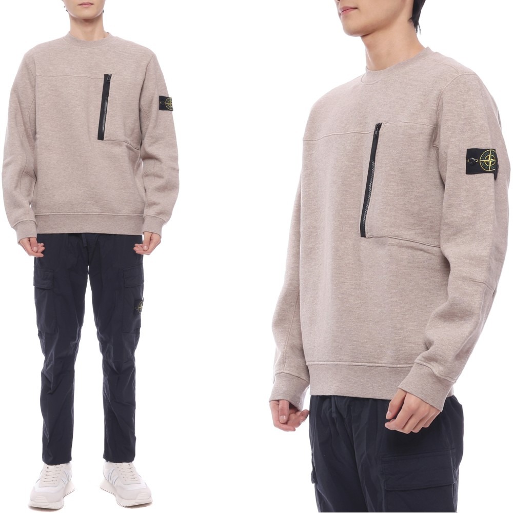 24FW 남성 와펜 패치 맨투맨 (811565338 V0094 24F)