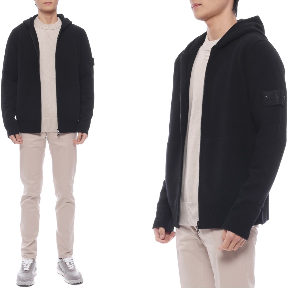 24FW 남성 고스트 피스 울 후드집업 (8115528FA V0029 24F)